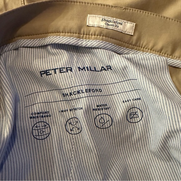 Peter Millar Shackleford  Tan Hybrid Shorts 38” - Picture 6 of 7